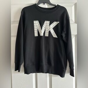 Michael Kors Black Studded Sweatshirt